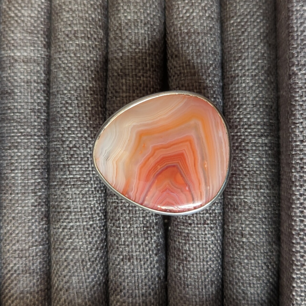 Size 9 GORGEOUS Jasper Ring